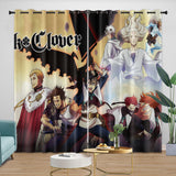 Laden Sie das Bild in den Galerie-Viewer, Black Clover Curtains Blackout Window Drapes