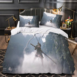 Laden Sie das Bild in den Galerie-Viewer, Black Myth Wukong Bedding Set Pattern Quilt Cover Without Filler