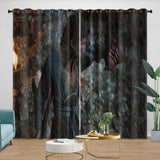 Laden Sie das Bild in den Galerie-Viewer, Black Myth Wukong Curtains Blackout Window Drapes Room Decoration