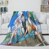 Laden Sie das Bild in den Galerie-Viewer, Blue Box Blanket Flannel Fleece Throw Room Decoration