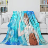 Laden Sie das Bild in den Galerie-Viewer, Blue Box Blanket Flannel Fleece Throw Room Decoration