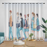 Laden Sie das Bild in den Galerie-Viewer, Blue Box Curtains Blackout Window Drapes Room Decoration