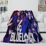 Laden Sie das Bild in den Galerie-Viewer, Blue Lock Blanket Flannel Fleece Throw Room Decoration