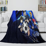 Laden Sie das Bild in den Galerie-Viewer, Blue Lock Blanket Flannel Fleece Throw Room Decoration