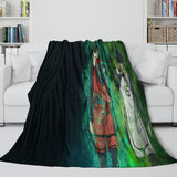 Laden Sie das Bild in den Galerie-Viewer, Blue Lock Blanket Flannel Fleece Throw Room Decoration