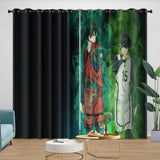 Laden Sie das Bild in den Galerie-Viewer, Blue Lock Curtains Blackout Window Drapes Room Decoration