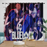 Laden Sie das Bild in den Galerie-Viewer, Blue Lock Curtains Blackout Window Drapes Room Decoration