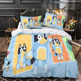 Laden Sie das Bild in den Galerie-Viewer, Bluey Duvet Cover Kids Bedding Set Without Filler Room Decoration