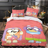 Laden Sie das Bild in den Galerie-Viewer, Bluey Duvet Cover Kids Bedding Set Without Filler Room Decoration