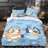 Laden Sie das Bild in den Galerie-Viewer, Bluey Duvet Cover Kids Bedding Set Without Filler Room Decoration