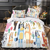 Laden Sie das Bild in den Galerie-Viewer, Bluey Duvet Cover Kids Bedding Set Without Filler