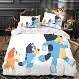 Laden Sie das Bild in den Galerie-Viewer, Bluey Duvet Cover Kids Bedding Set Without Filler
