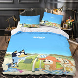 Laden Sie das Bild in den Galerie-Viewer, Bluey Duvet Cover Pattern Bedding Set Without Filler