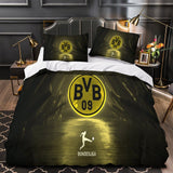 Laden Sie das Bild in den Galerie-Viewer, Borussia Dortmund Duvet Cover Kids Bedding Set Without Filler