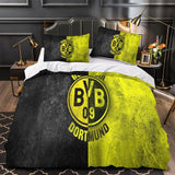 Laden Sie das Bild in den Galerie-Viewer, Borussia Dortmund Duvet Cover Kids Bedding Set Without Filler