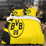 Laden Sie das Bild in den Galerie-Viewer, Borussia Dortmund Duvet Cover Kids Bedding Set Without Filler