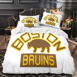 Laden Sie das Bild in den Galerie-Viewer, Boston Bruins Bedding Set Pattren Quilt Duvet Cover Without Filler