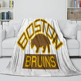 Laden Sie das Bild in den Galerie-Viewer, Boston Bruins Blanket Flannel Throw Kids Room Decoration
