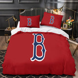 Laden Sie das Bild in den Galerie-Viewer, Boston Red Sox Bedding Set Quilt Cover Without Filler