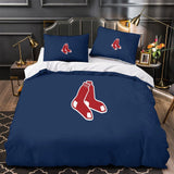 Laden Sie das Bild in den Galerie-Viewer, Boston Red Sox Bedding Set Quilt Cover Without Filler