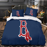 Laden Sie das Bild in den Galerie-Viewer, Boston Red Sox Bedding Set Quilt Cover Without Filler