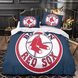 Laden Sie das Bild in den Galerie-Viewer, Boston Red Sox Bedding Set Quilt Cover Without Filler