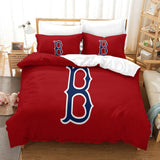 Laden Sie das Bild in den Galerie-Viewer, Boston Red Sox Bedding Set Quilt Cover Without Filler