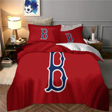 Laden Sie das Bild in den Galerie-Viewer, Boston Red Sox Bedding Set Quilt Cover Without Filler