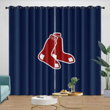 Laden Sie das Bild in den Galerie-Viewer, Boston Red Sox Curtains Blackout Window Drapes Room Decoration