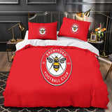 Laden Sie das Bild in den Galerie-Viewer, Brentford FC Bedding Set Duvet Cover Without Filler