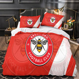 Laden Sie das Bild in den Galerie-Viewer, Brentford FC Bedding Set Duvet Cover Without Filler