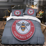 Laden Sie das Bild in den Galerie-Viewer, Brentford FC Bedding Set Duvet Cover Without Filler