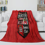 Laden Sie das Bild in den Galerie-Viewer, Brentford FC Blanket Flannel Fleece Throw Room Decoration