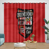 Laden Sie das Bild in den Galerie-Viewer, Brentford FC Curtains Blackout Window Drapes Room Decoration