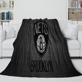 Laden Sie das Bild in den Galerie-Viewer, Brooklyn Nets Blanket Flannel Fleece Throw Room Decoration