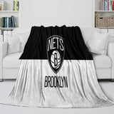 Laden Sie das Bild in den Galerie-Viewer, Brooklyn Nets Blanket Flannel Fleece Throw Room Decoration