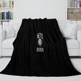 Laden Sie das Bild in den Galerie-Viewer, Brooklyn Nets Blanket Flannel Fleece Throw Room Decoration