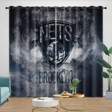 Laden Sie das Bild in den Galerie-Viewer, Brooklyn Nets Curtains Blackout Window Drapes Room Decoration