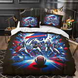 Laden Sie das Bild in den Galerie-Viewer, Buffalo Bills Bedding Set Duvet Cover Without Filler