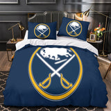 Laden Sie das Bild in den Galerie-Viewer, Buffalo Sabres Bedding Set Quilt Duvet Cover Without Filler