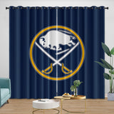 Laden Sie das Bild in den Galerie-Viewer, Buffalo Sabres Curtains Blackout Window Drapes Room Decoration
