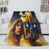 Laden Sie das Bild in den Galerie-Viewer, Bumblebee Blanket Flannel Throw Kids Room Decoration
