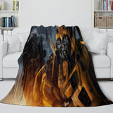 Laden Sie das Bild in den Galerie-Viewer, Bumblebee Blanket Flannel Throw Kids Room Decoration