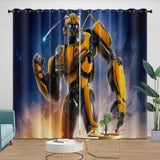 Laden Sie das Bild in den Galerie-Viewer, Bumblebee Curtains Pattern Blackout Window Drapes Room Decoration