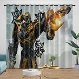 Laden Sie das Bild in den Galerie-Viewer, Bumblebee Curtains Pattern Blackout Window Drapes Room Decoration