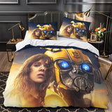 Laden Sie das Bild in den Galerie-Viewer, Bumblebee Duvet Cover Pattern Bedding Set Without Filler