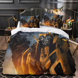 Laden Sie das Bild in den Galerie-Viewer, Bumblebee Duvet Cover Pattern Bedding Set Without Filler
