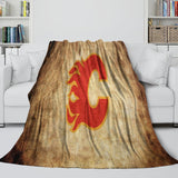 Laden Sie das Bild in den Galerie-Viewer, Calgary Flames Blanket Flannel Throw Kids Room Decoration