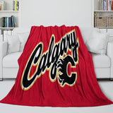 Laden Sie das Bild in den Galerie-Viewer, Calgary Flames Blanket Flannel Throw Kids Room Decoration