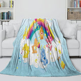 Laden Sie das Bild in den Galerie-Viewer, Care Bears Blanket Flannel Fleece Throw Room Decoration